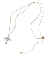 ハートクォーツ クロスペンダント