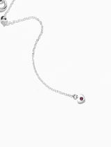 ハートクォーツ クロスペンダント