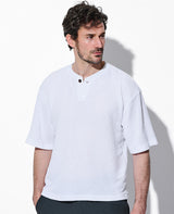 ヘンリーネックTシャツ