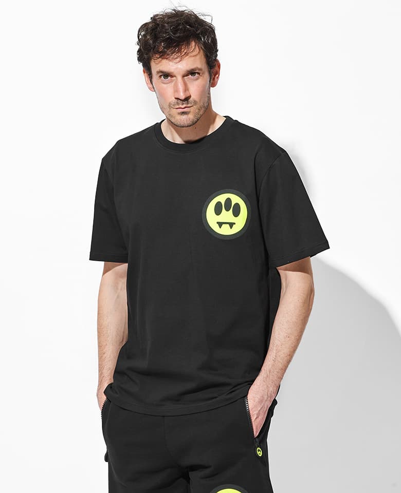 ☆★VIP価格★☆『Barrow』BarrowロゴTシャツ RARE MENS Barrow Logo Printed Crewneck Tee T-Shirt Black