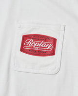 ベーシックジャージーレトロプリント ポケTシャツ