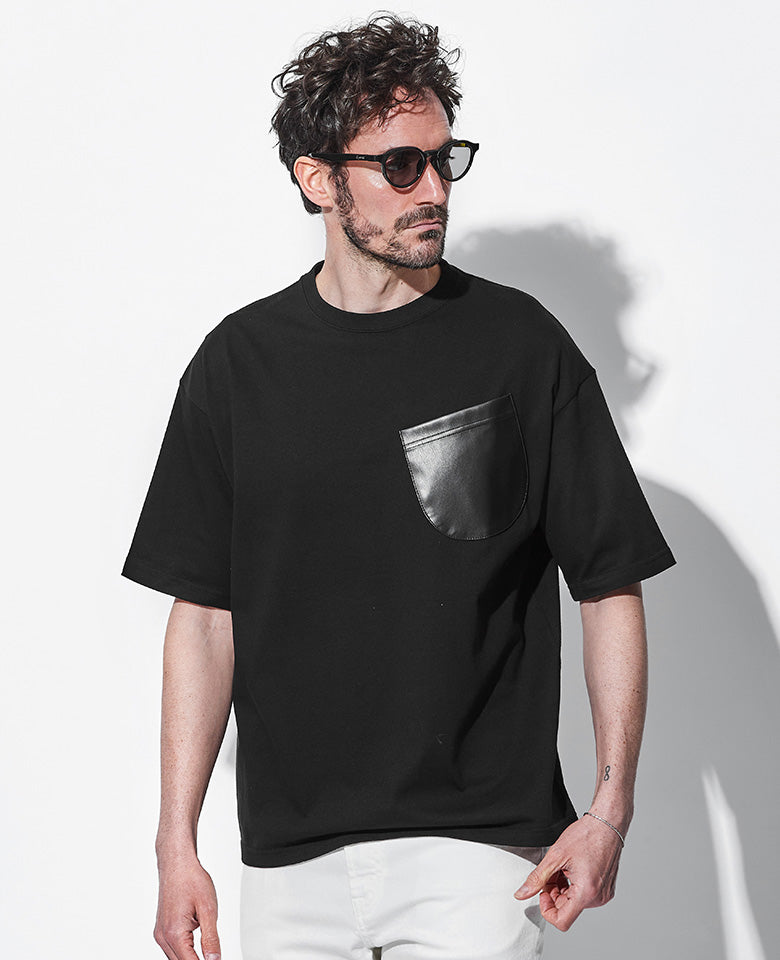パッチポケットビッグTシャツ – 買えるLEON