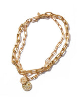 K18ダイヤダブルスマイルチェーンブレスレット