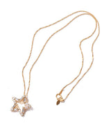 K18YGバケットダイヤスターペンダント