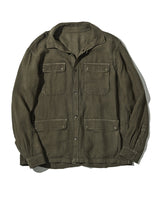 リネン サファリジャケット