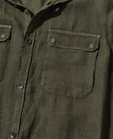 リネン サファリジャケット