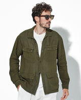 リネン サファリジャケット