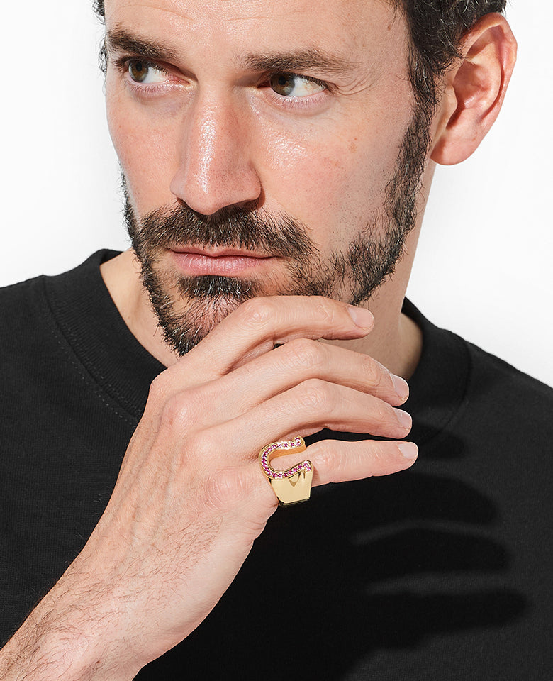 アレンジ ホースシューリング（ルビー） – 買えるLEON