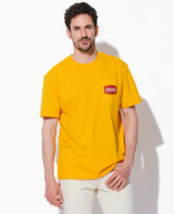 ベーシックジャージーレトロプリント ポケTシャツ