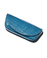 スモールクロコダイル革アイウェアケース