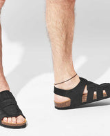 RAW ENERGY アンクレット(K18YG ブラックスピネル)