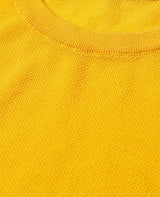 クルーネックショートスリーブセーター