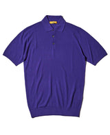 ポロカラーショートスリーブセーター