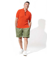 ポロカラーショートスリーブセーター