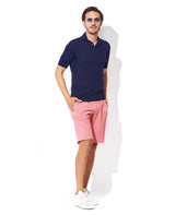 ポロカラーショートスリーブセーター