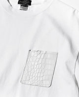 クロコポケット付きTシャツ