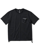 ドローイング レザーポケットTシャツ