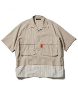 リネンコンビネーションセットアップ(ベージュ)