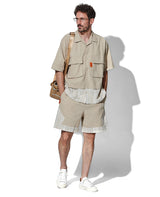 リネンコンビネーションセットアップ(ベージュ)