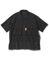 リネンコンビネーションセットアップ(ブラック)