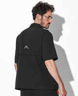 リネンコンビネーションセットアップ(ブラック)