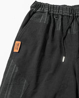 リネンコンビネーションセットアップ(ブラック)