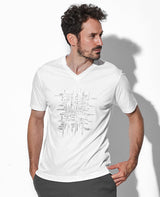 スパンコールランダムラインカットソー