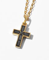 キュリオシティ クロス(K18YG×ブラックサファイヤ)