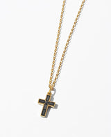 キュリオシティ クロス(K18YG×ブラックサファイヤ)