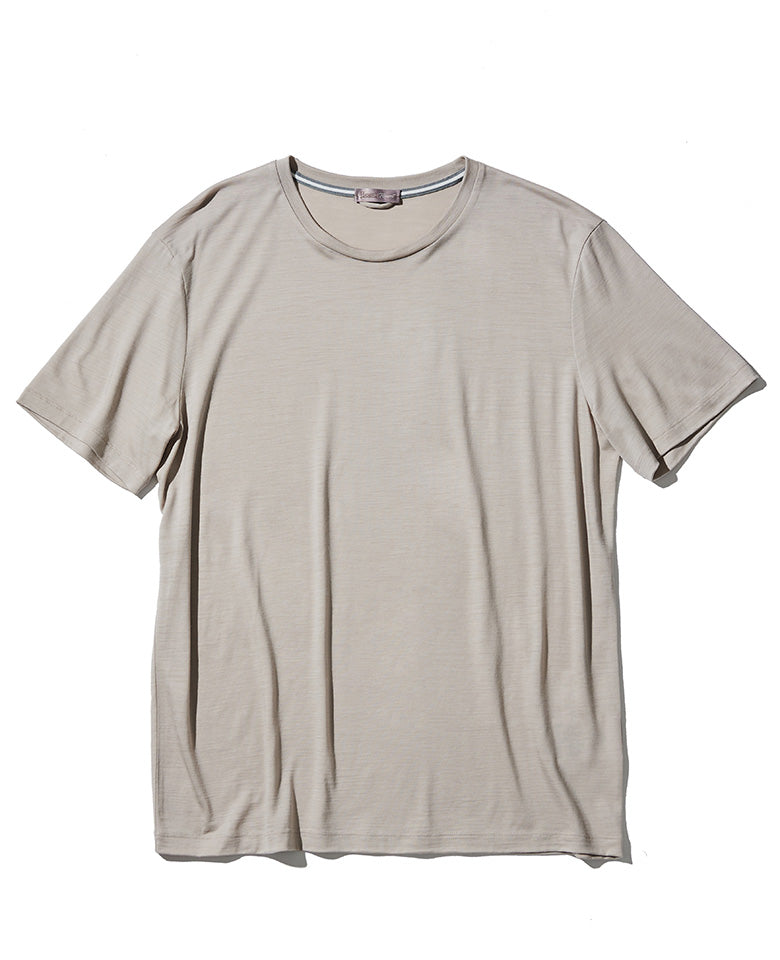 ヘルノ　ホワイト バックオープン Tシャツ ウールTシャツ – 買えるLEON