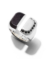 Cut The Signet Ring(Black Diam