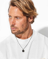 Signet Pendant(Black Diamond)