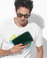 クロコZIPタイプウォレット