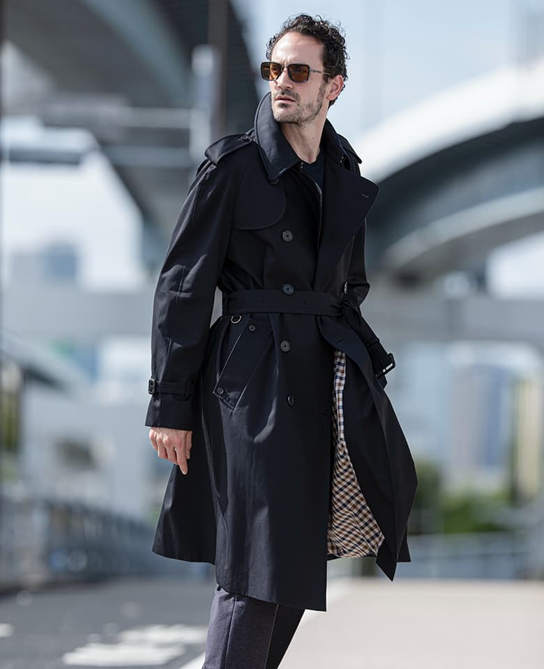 FILMELANGE CHRISTOPH ラムウール縮絨ガウンコート FILMELANGE CHRISTOPH ラムウール縮絨ガウンコート