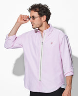 リメイク ジップ シャツ