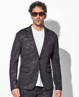 カモフラダンボールニットジャケット