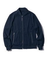 針抜きポリエステルライトブルゾン