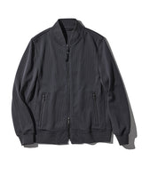 針抜きポリエステルライトブルゾン