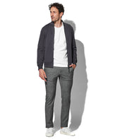 針抜きポリエステルライトブルゾン