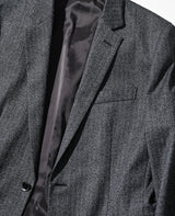 ヘリンボーンジャージーセットアップ(ブラック)