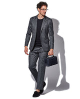 ヘリンボーンジャージーセットアップ(ブラック)