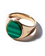 シグネットリング(K10YG マラカイト)