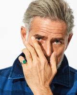 シグネットリング(K10YG マラカイト)