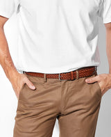 レザーメッシュベルト