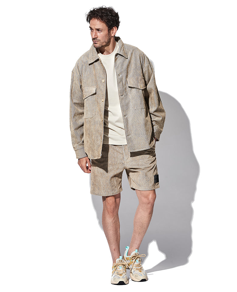 コーデュロイセットアップ（ベージュブルー） – 買えるLEON