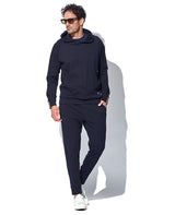 ストレッチスムースセットアップ(ダークネイビー)