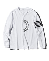 アシンメトリーロングスリーブTシャツ