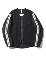 ストライプスリーブブルゾン