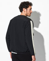 ストライプスリーブブルゾン