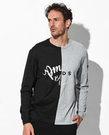 バイカラーロングスリーブTシャツ